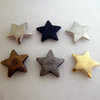 10 Stern Ziernieten massiv Sterne Stars 19mm
